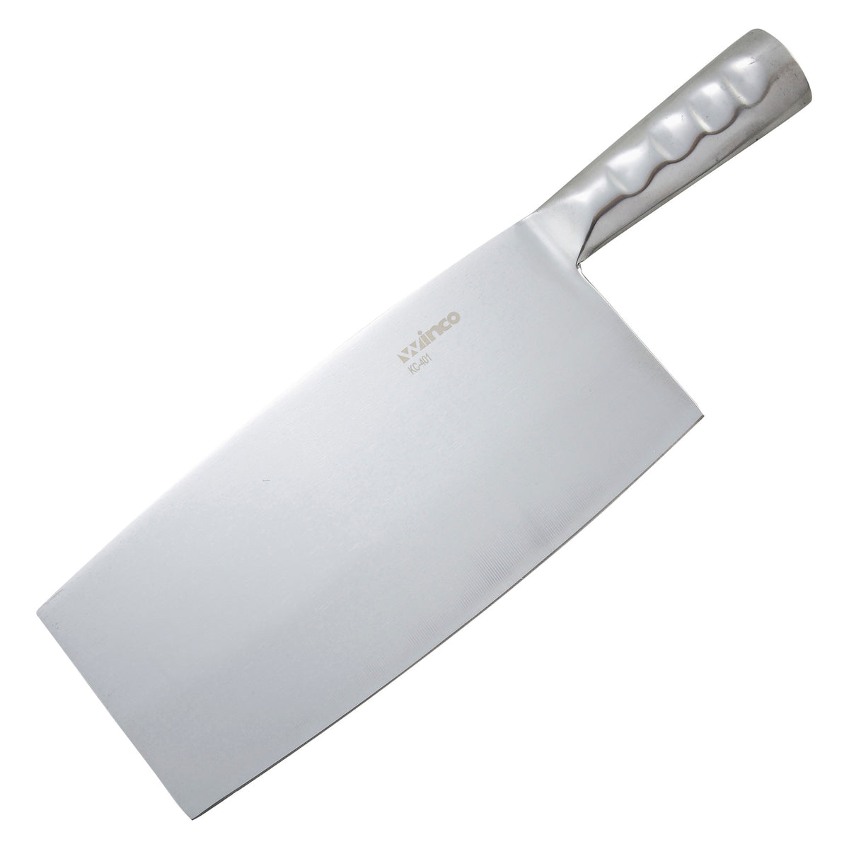Picture of Winco KC-401 Chinese Cleaver with Stainless Steel Handle, 8.25 x 4 in. Blade