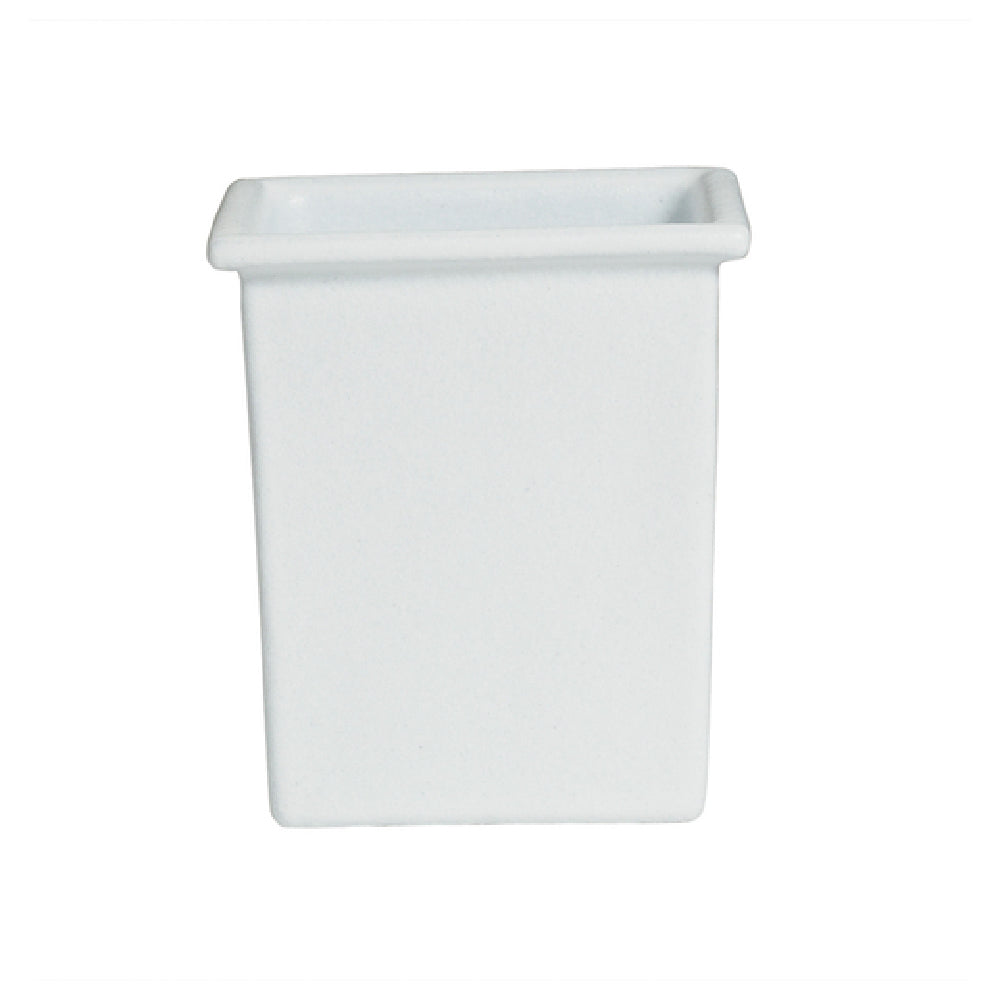 IS014-MOD- 2.1 qt. Square Salad Bar Bowl - Mod Finish - 6.3 in. - 7 in. Deep
