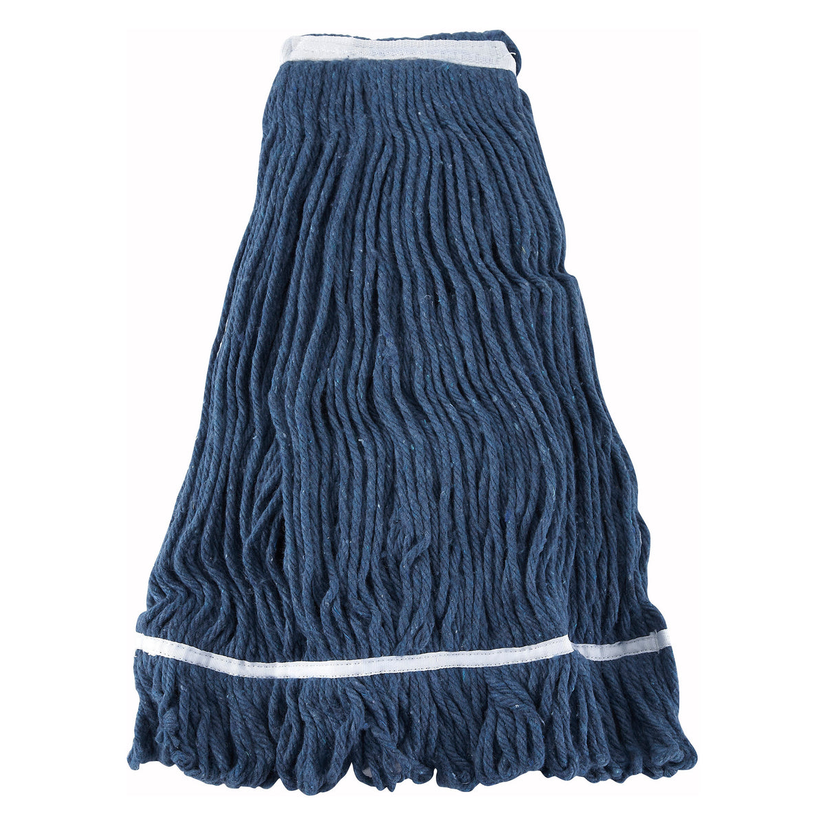 Picture of Winco MOP-32 Premium Cotton-Poly Blend Looped End Wet Mop Head - Blue - 32 oz