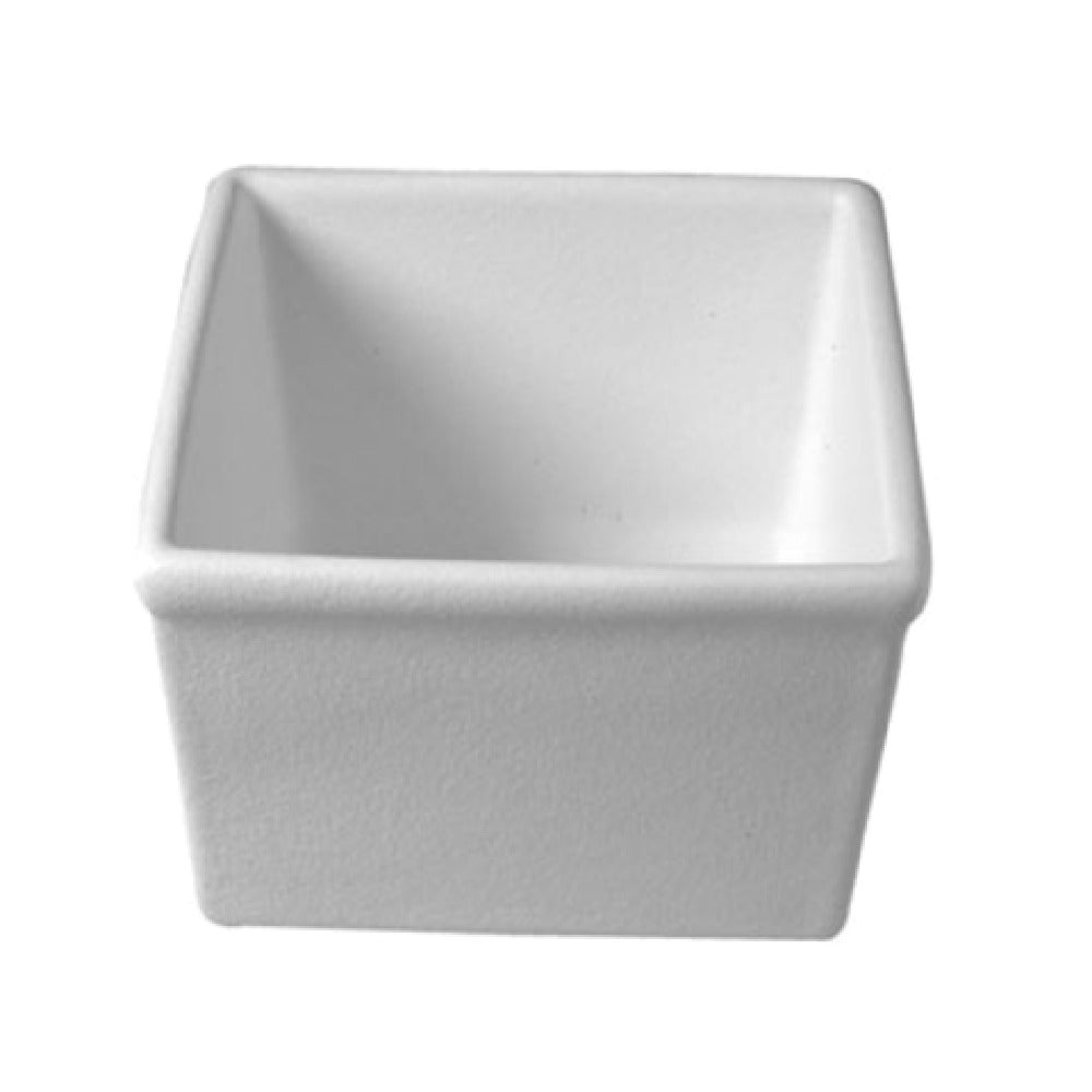 IS015S 5.8 qt. Square Salad Bar Bowl - Sand - 9.65 in. - 6 in. Deep