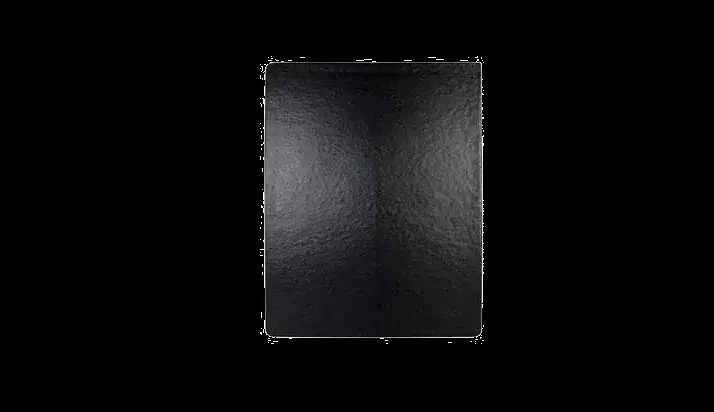 T0BF15 10.82 x 13.25 in. Resin Coated Aluminum Solid Half Tile - Classic Finish