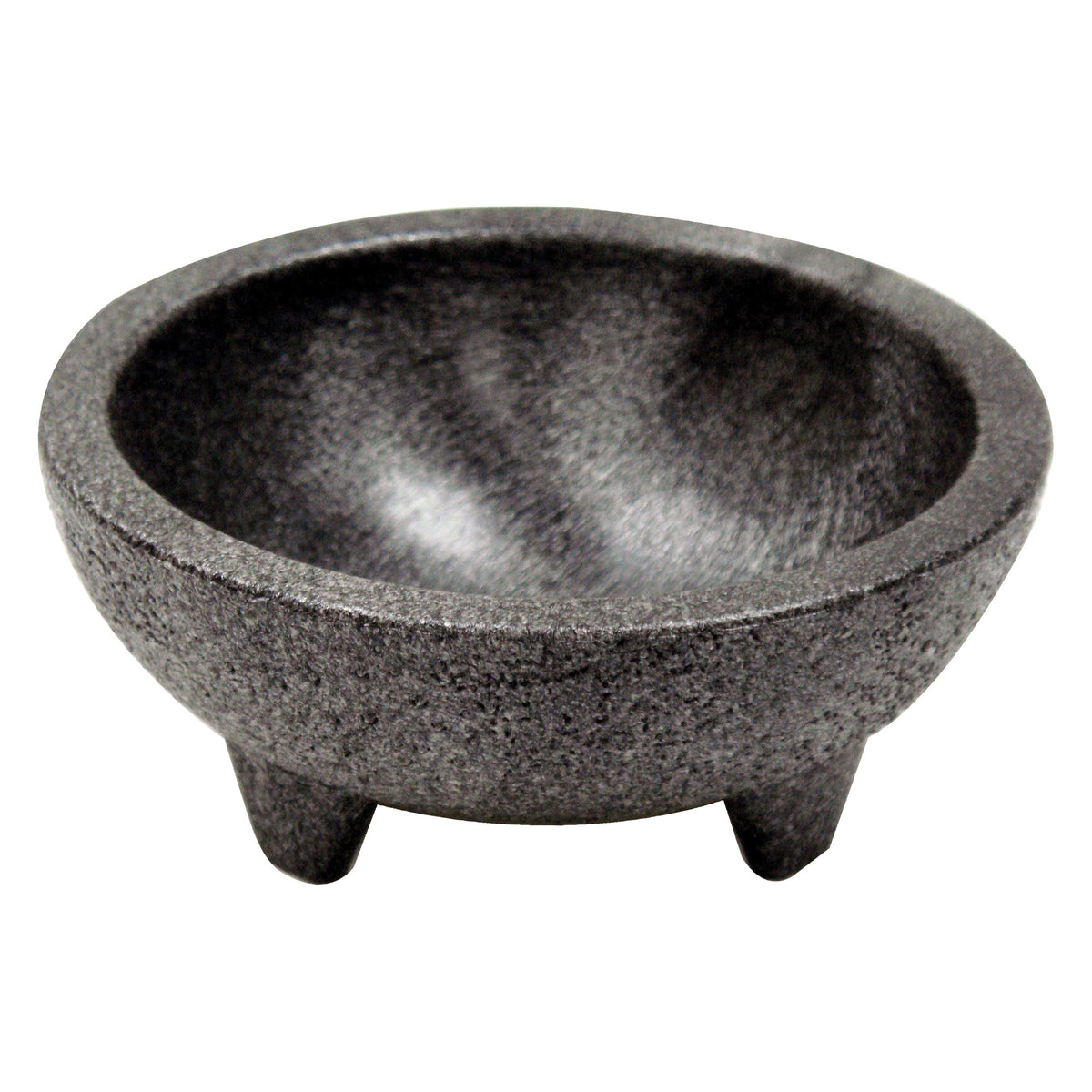 Picture of Winco PMSB-4 4 oz Molcajete Salsa Bowls - 4 Piece