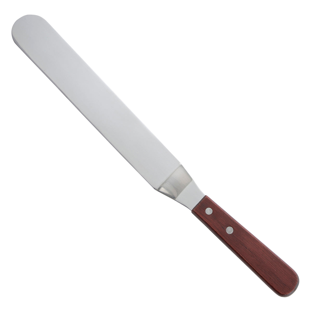 Picture of Winco TOS-9 Spatula with Offset, Wooden Handle - 8.38 x 1.5 in.