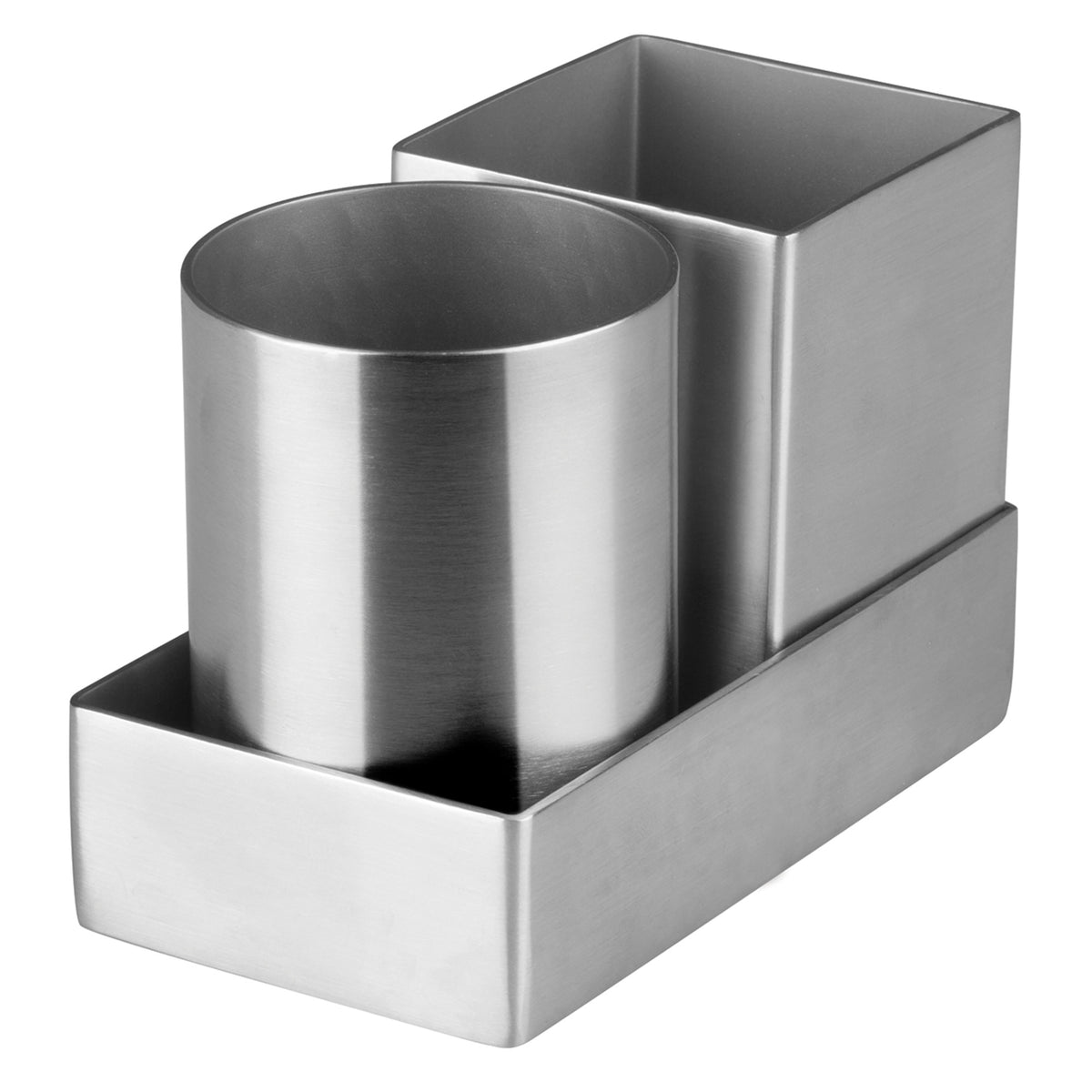 Picture of Winco DDSG-301S Round & Square Sugar Packet Holder Set, Stainless Steel