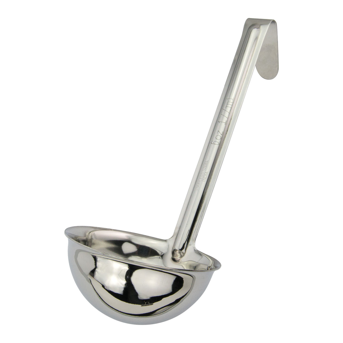 Picture of Winco LDI-60SH Stainless Steel Ladle with 6 in. Handle - 6 oz