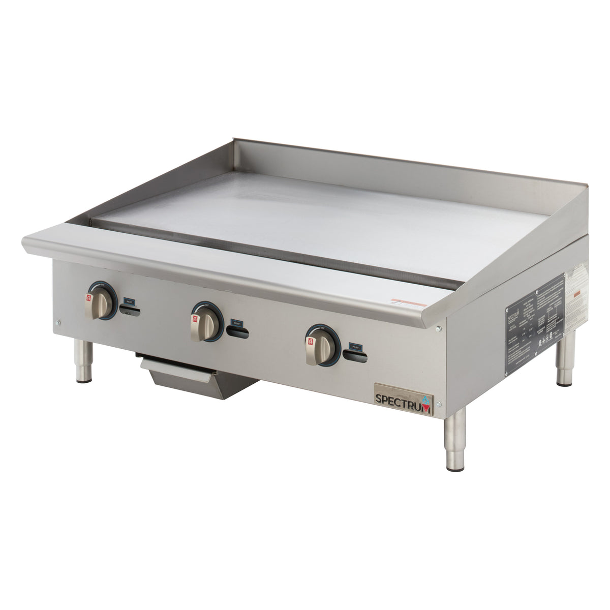 Picture of Winco NGGD-36M Spectrum Gas Griddle, 36 in. Wide, Natural Gas
