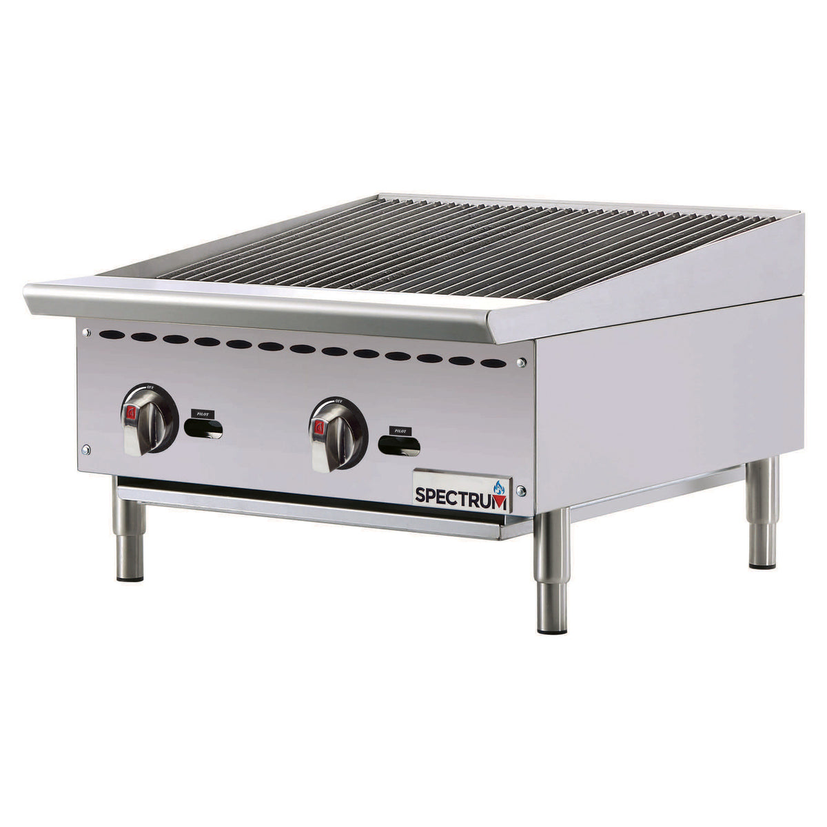 Picture of Winco NGCB-24R Spectrum Gas Charbroiler, 24 in. Wide, Natural Gas
