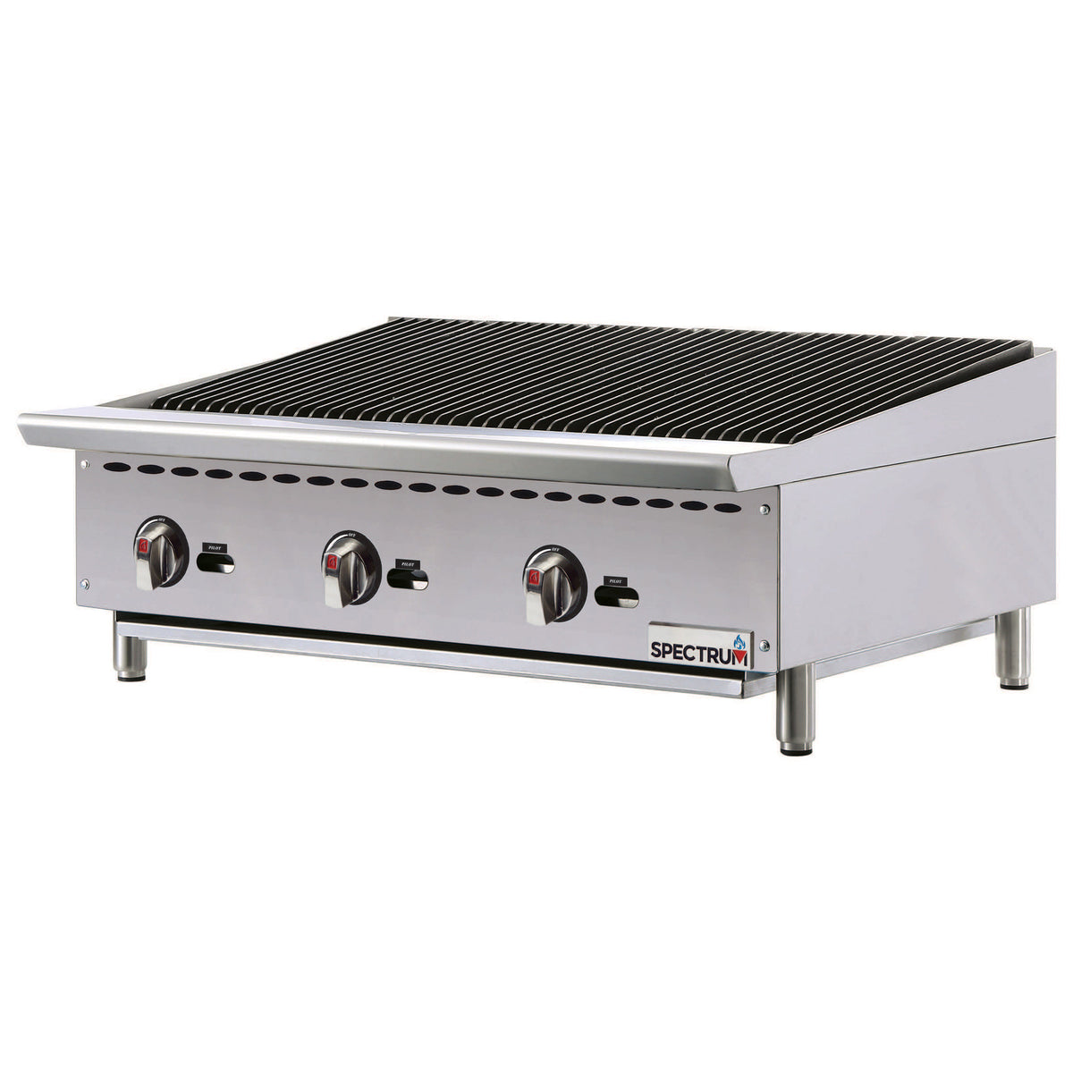 Picture of Winco NGCB-36R Spectrum Gas Charbroiler, 36 in. Wide, Natural Gas