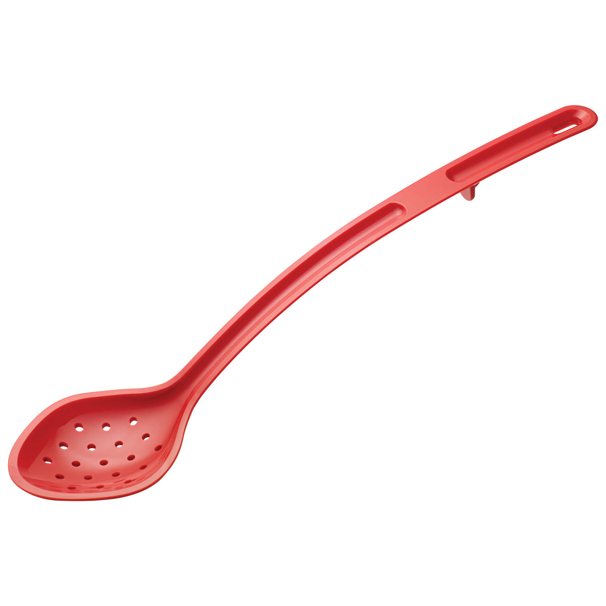 Picture of Winco CVPS-15R Curv Dual Spout Serving Spoon, Red - 15 in.
