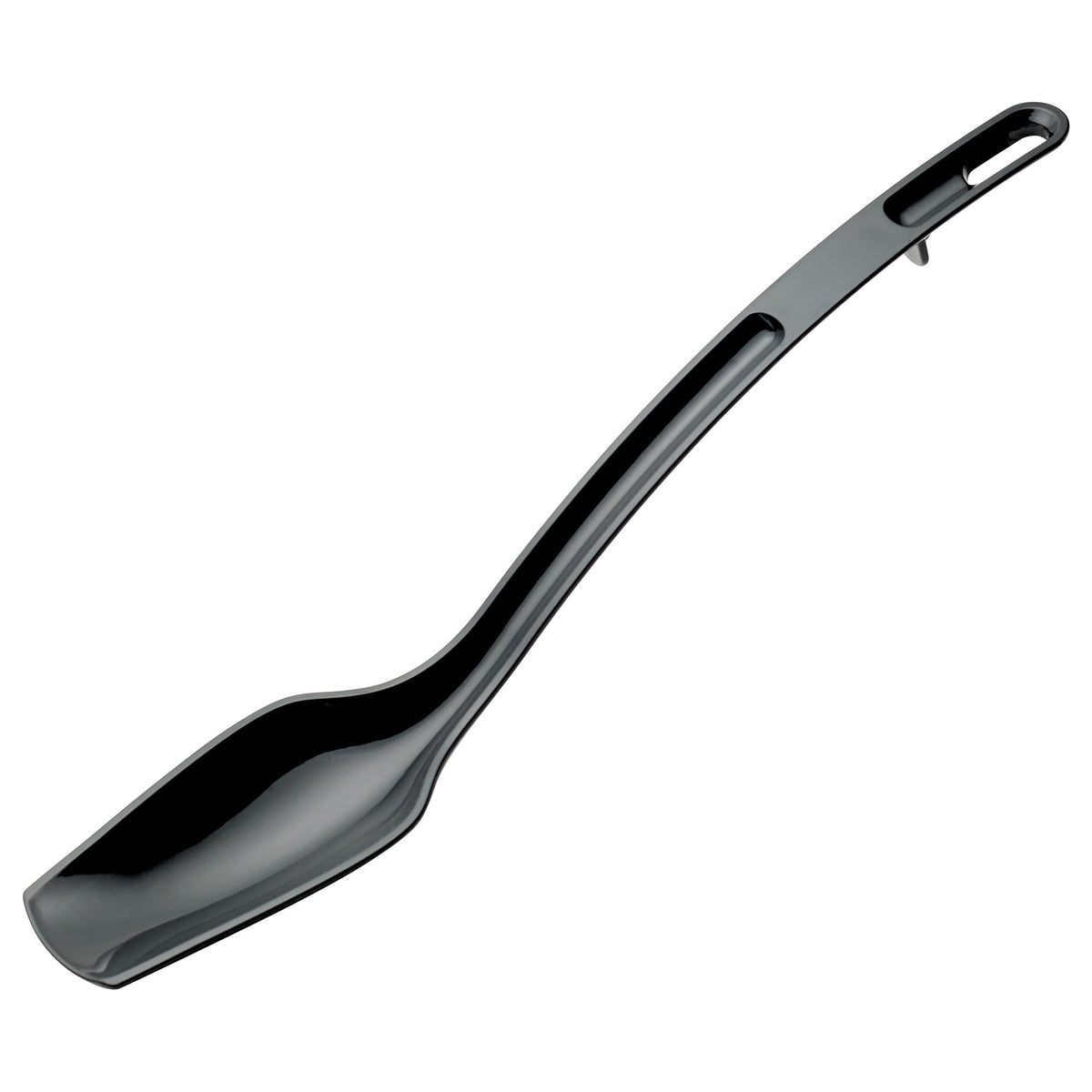 Picture of Winco CVBS-10K Curv 10 in. Tapered Serving Spoon - Black - 0.75 oz