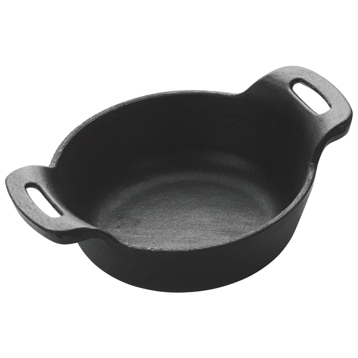 Picture of Winco CASM-5R 5.13 in. Fireiron Mini Cast Iron 12 oz Round Server