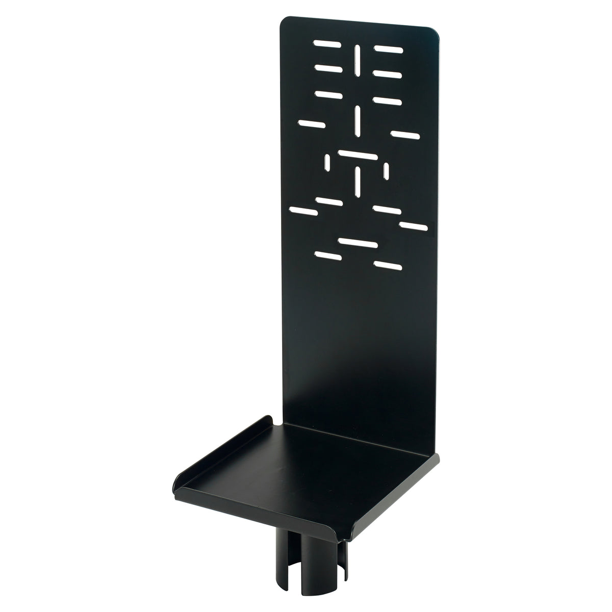 Picture of Winco SMSD-16K Universal Sanitizer & Soap Dispenser Stanchion Mount, Black