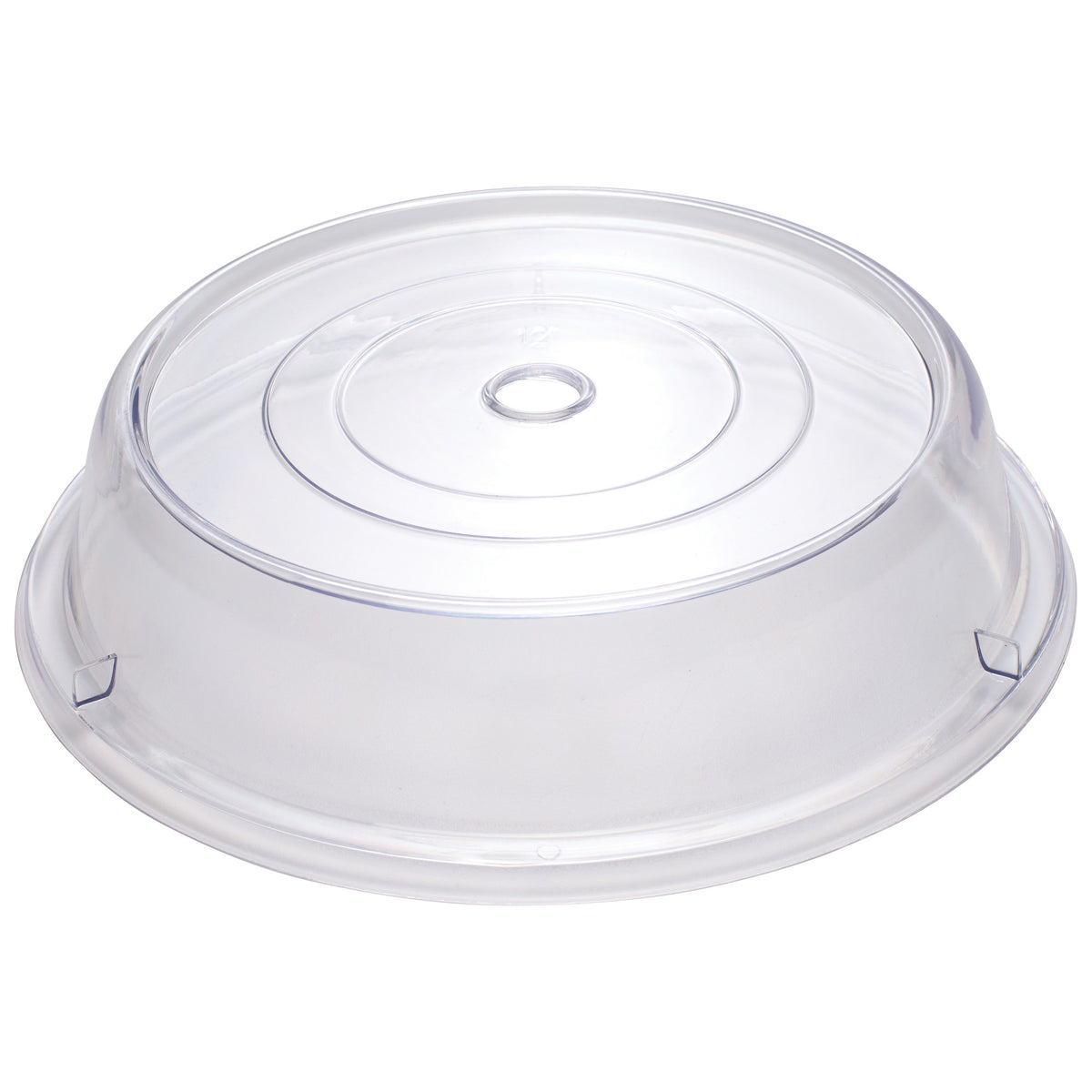 Picture of Winco PPCR-12 Clear Polycarbonate Plate Cover - 12 in. Dia.