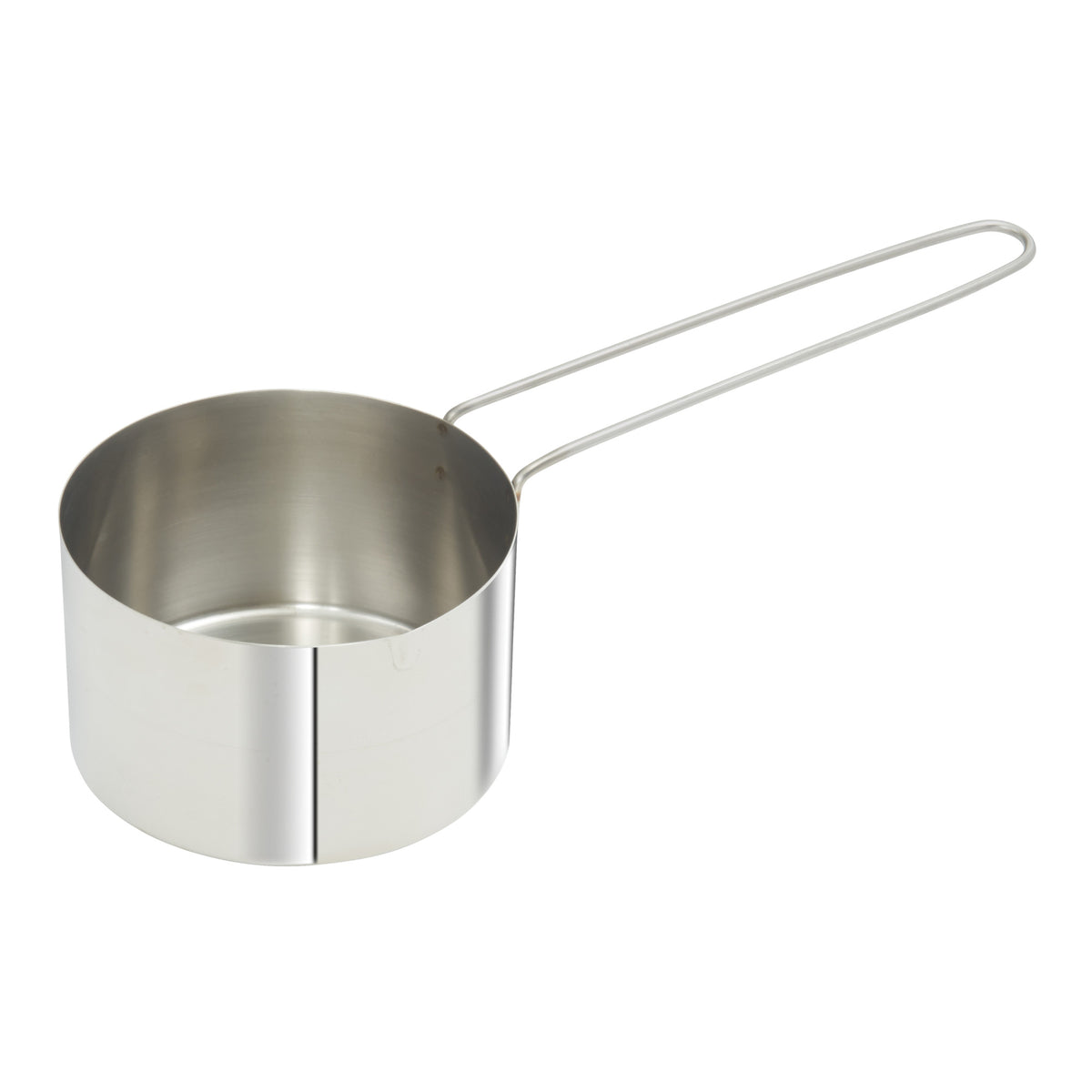 Picture of Winco MCPL-175C Stainless Steel Measuring Cup with 6 in. Long Loop Handle, 1.75 Cup