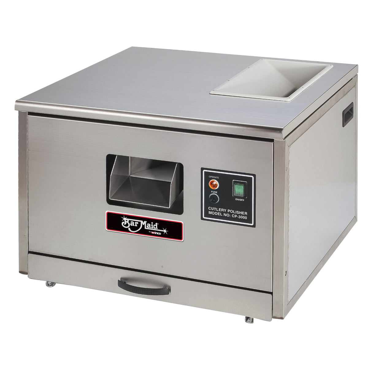 Picture of Winco CP-3000-D Bar Maid Flatware Polisher - 3, 000 Piece Per Hour