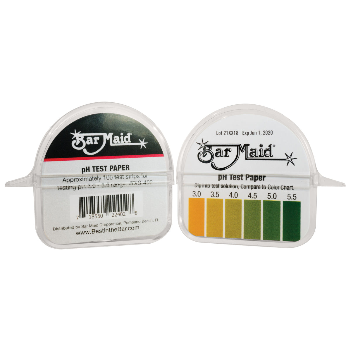 Picture of Winco DIS-402 Bar Maid Ph Test Strips - 100 Strips Per Dispenser