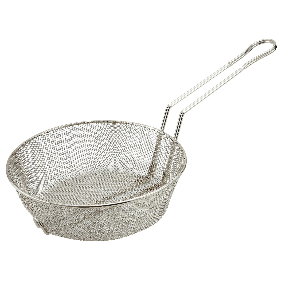 Picture of Winco MSB-08F Nickel Plated Steel Culinary Basket - Fine, 8 in.