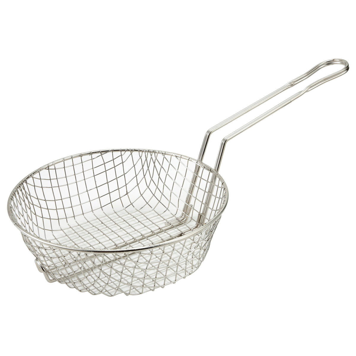 Picture of Winco MSB-12 Nickel Plated Steel Culinary Basket - Coarse, 12 in.