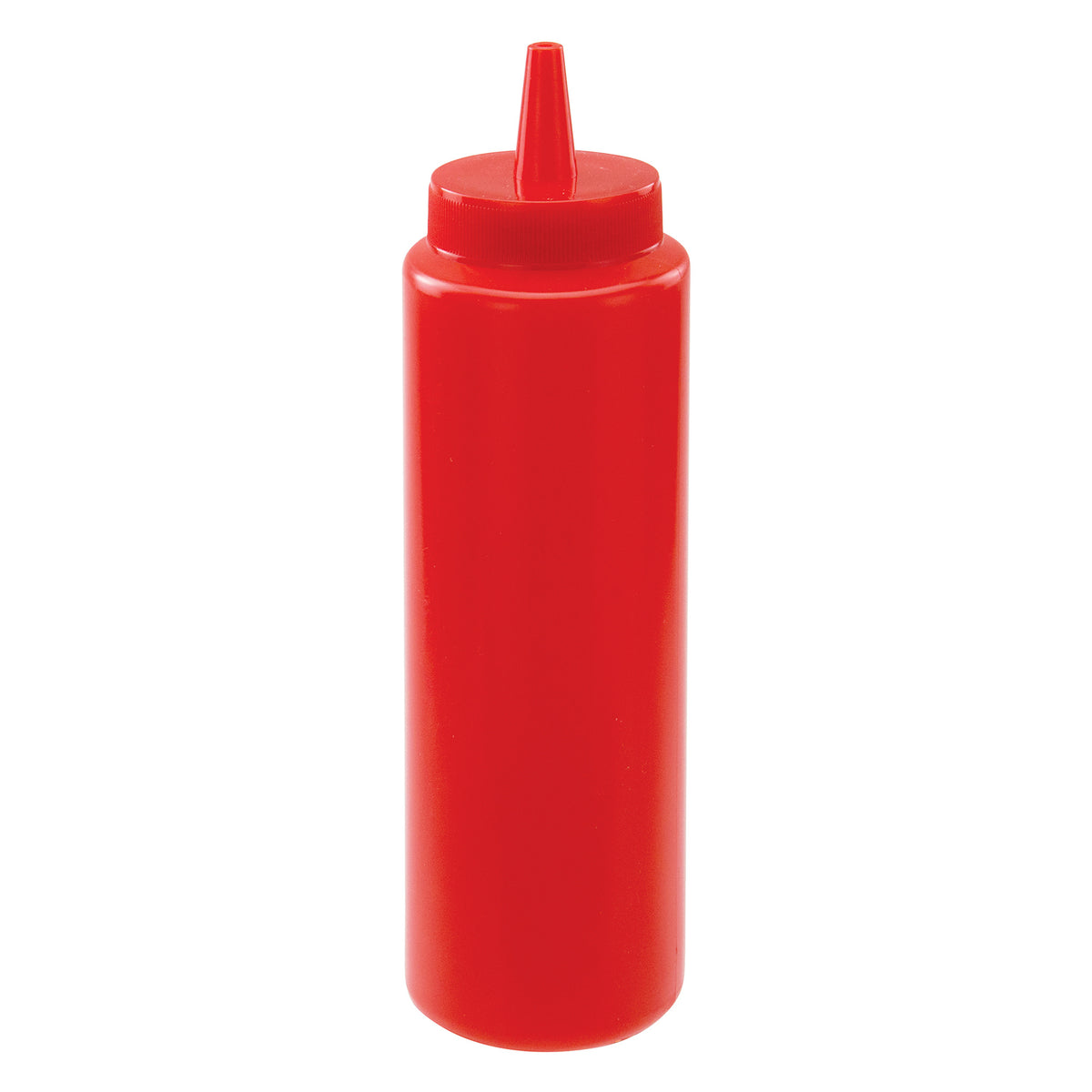 Picture of Winco PSB-08R Regular Squeeze Bottles - 8 oz, Red - 6 Piece
