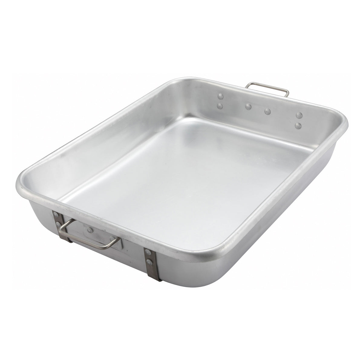 Picture of Winco ALRP-1824 Heavy-Duty Double Roaster with Straps & Handles, Aluminum