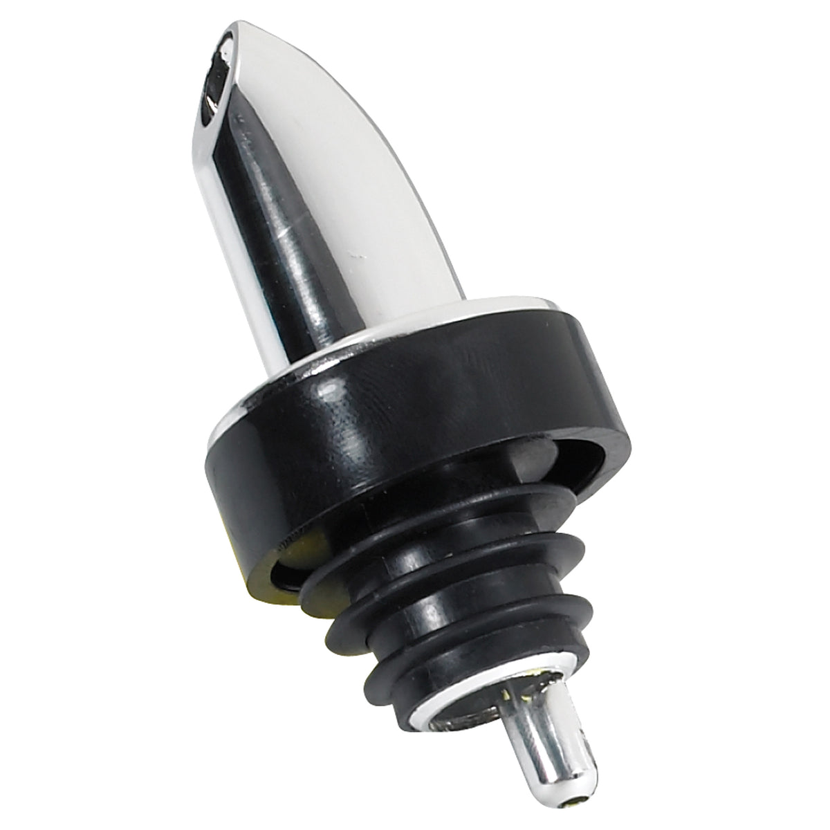 Picture of Winco PP-C Classic Chrome Pourers, Fast Flow, Black Collar