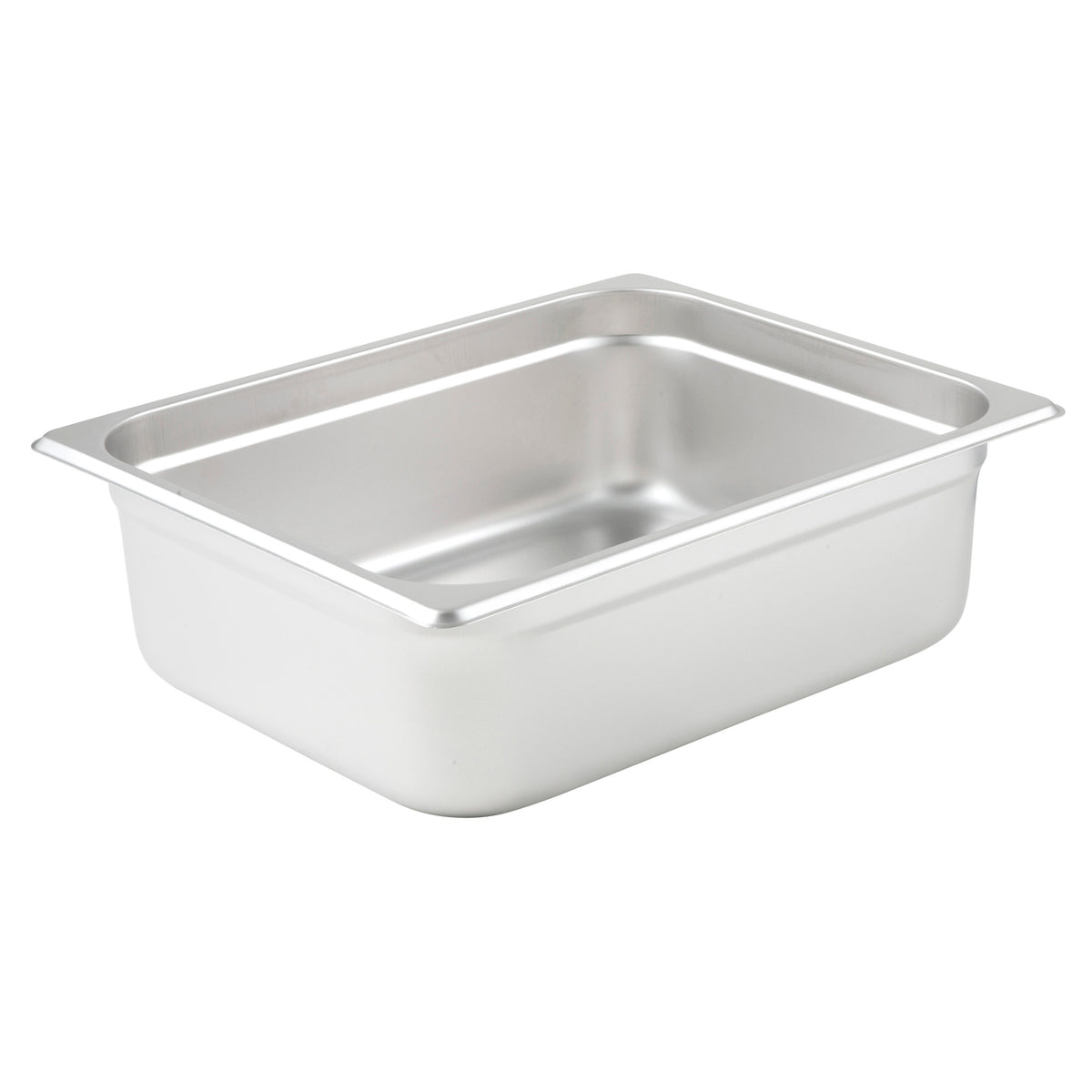 Picture of Winco SPJP-204 Anti-Jam Steam Pan, 23 Gauge - Stainless Steel - Half Size, 4 in.