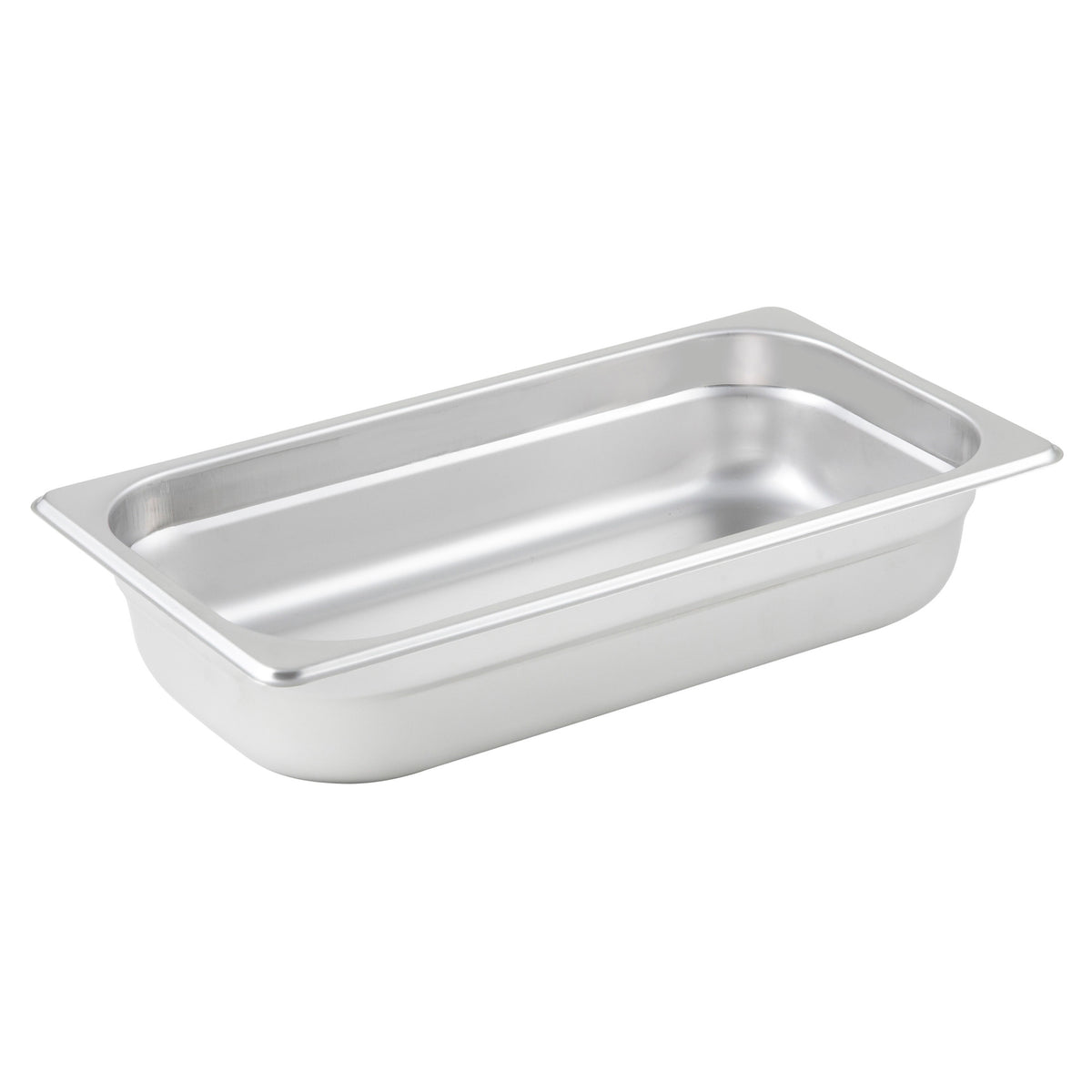 Picture of Winco SPJP-302 Anti-Jam Steam Pan, 23 Gauge - Stainless Steel - 1-3 Size, 2.5 in.