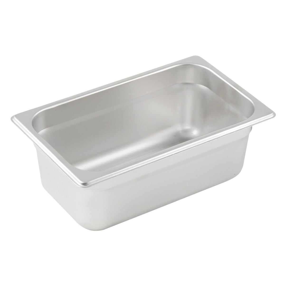 Picture of Winco SPJP-404 Anti-Jam Steam Pan, 23 Gauge - Stainless Steel - 0.25 Size, 4 in.