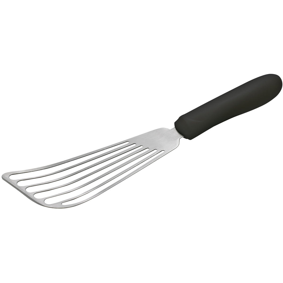 Picture of Winco TKP-60 Fish Spatula, Black Polypropylene Handle, 6.75 x 3.25 in. Blade