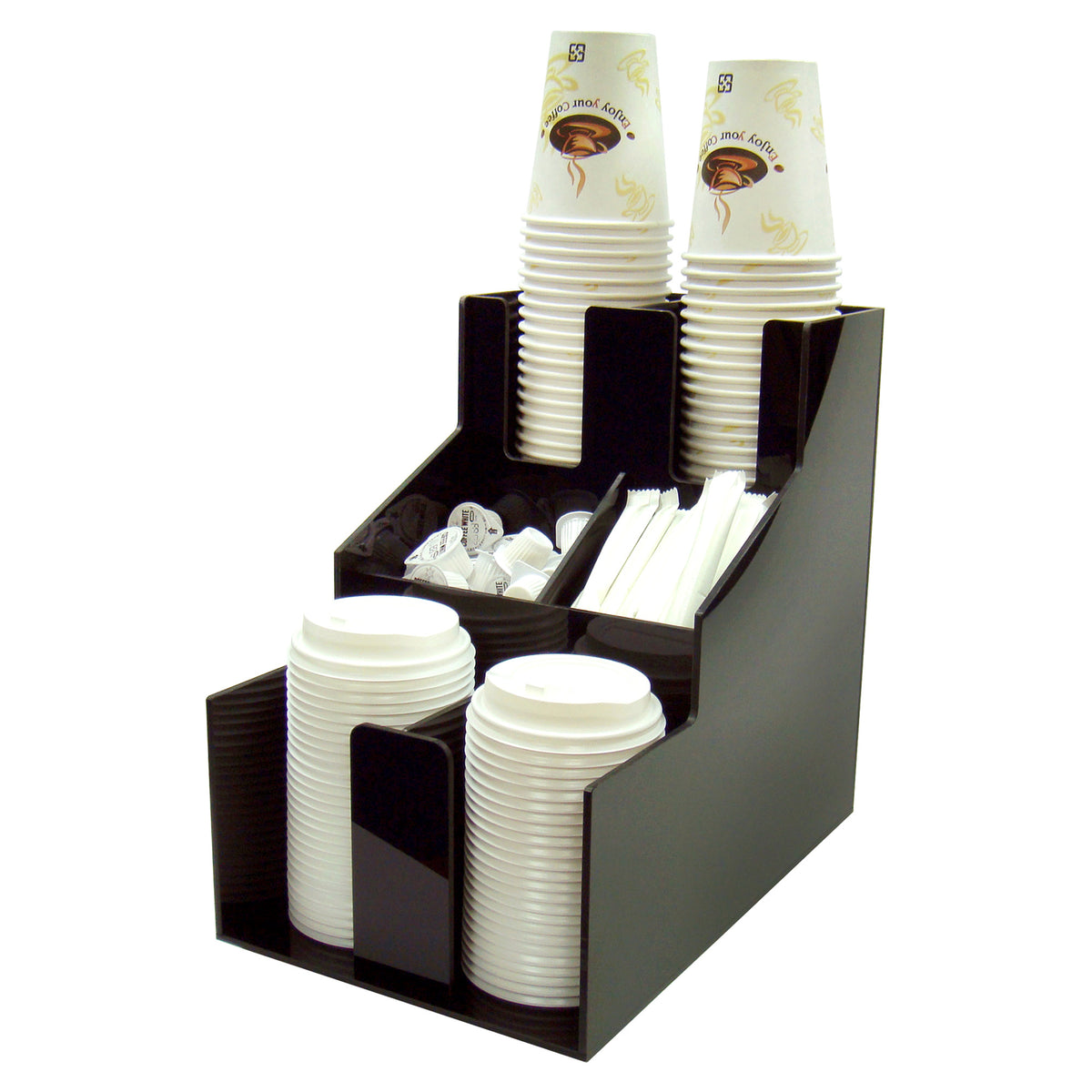 Picture of Winco CLSO-2T Cup & Lid Organizer, 6 Compartments