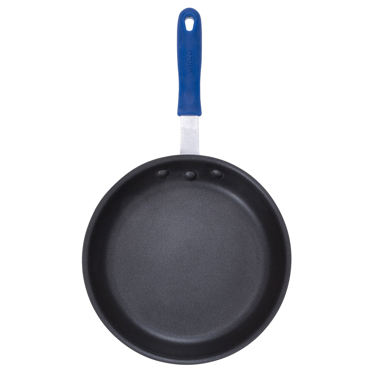 Picture of Winco AFPI-12NH Induction Ready Aluminum Fry Pan, Stainless Steel Bottom, Non-Stick - 12 in. Dia.
