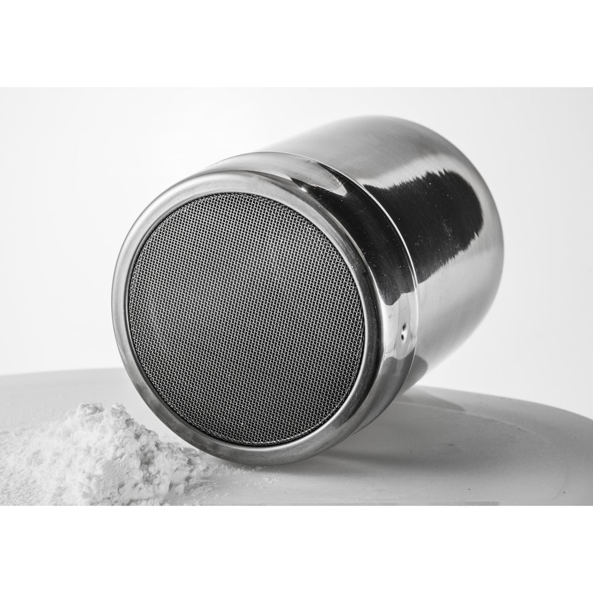 Picture of Winco SSD-10 Powdered Sugar Dispenser, Stainless Steel, 10 oz