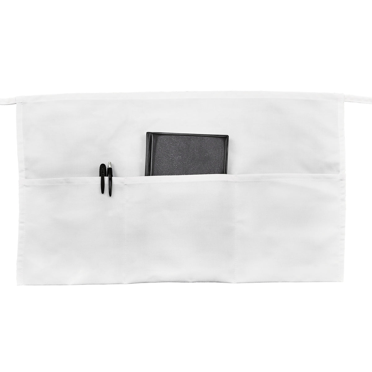 Picture of Winco WA-1221W 3-Pocket Waist Apron - White