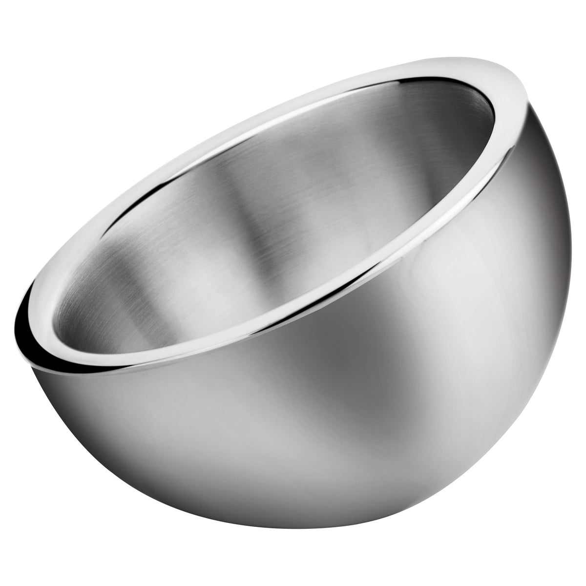 Picture of Winco DWAB-S Double-Wall Angled Display Bowl, Stainless Steel - 1.5 qt.