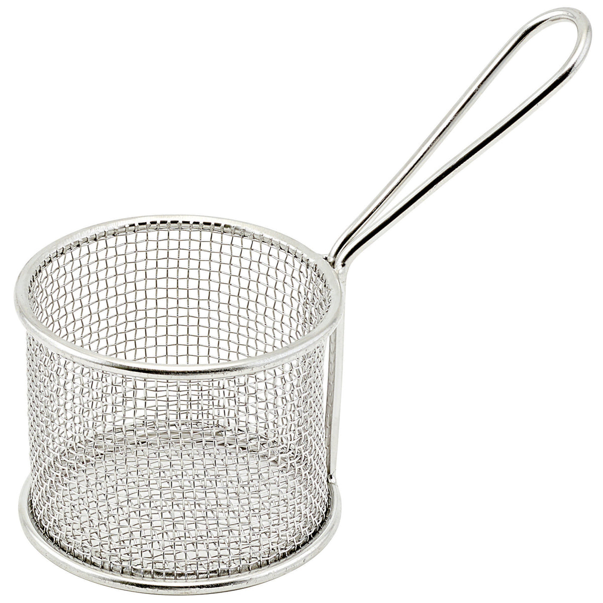 Picture of Winco FBM-32R Mini Serving Basket - Round, 3.75 in. Dia. x 2.88 in.