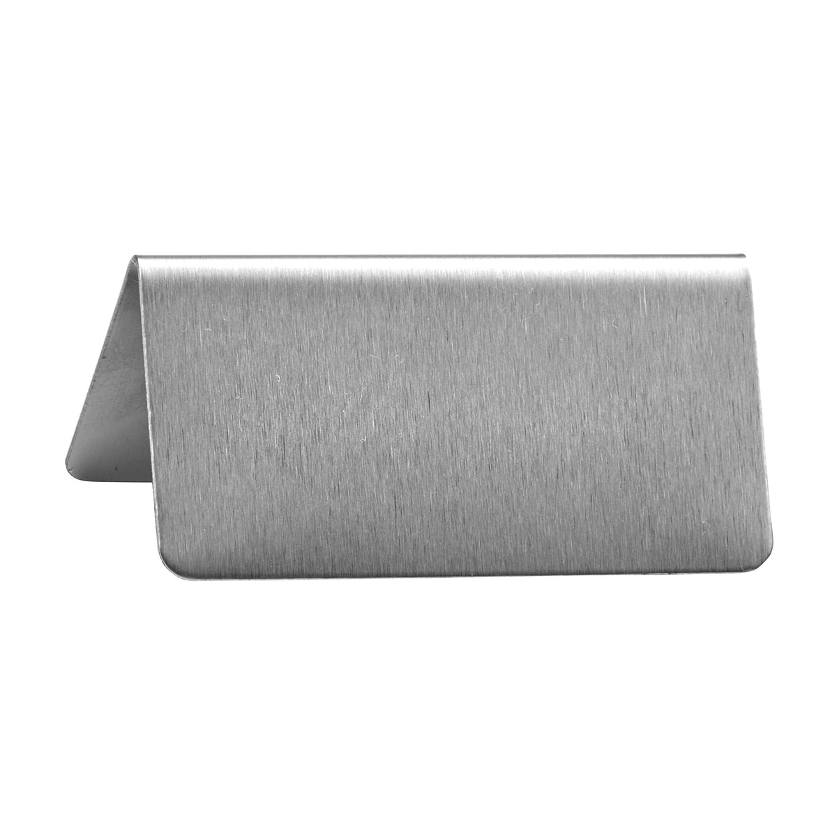 SGN-100 Tent Sign, Stainless Steel - Blank