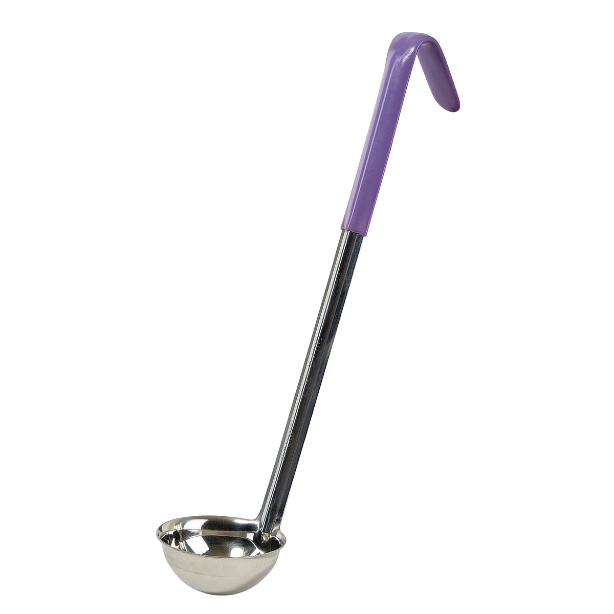 Picture of Winco LDC-2P Allergen-Free Stainless Steel 2 oz Ladle, Purple