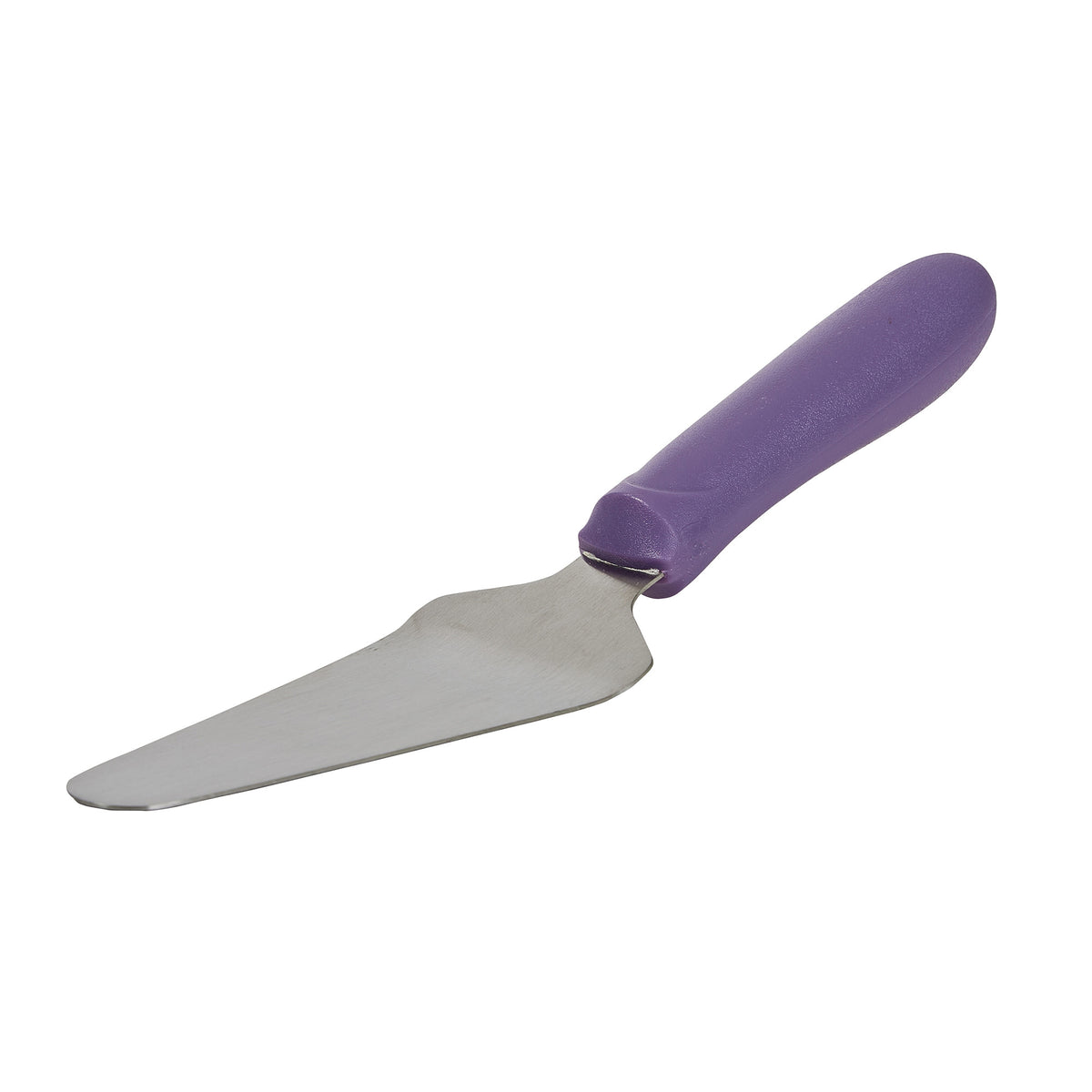 Picture of Winco TWP-51P Allergen-Free Pie Server with Offset, 4.63 x 2.38 in. Blade, Purple