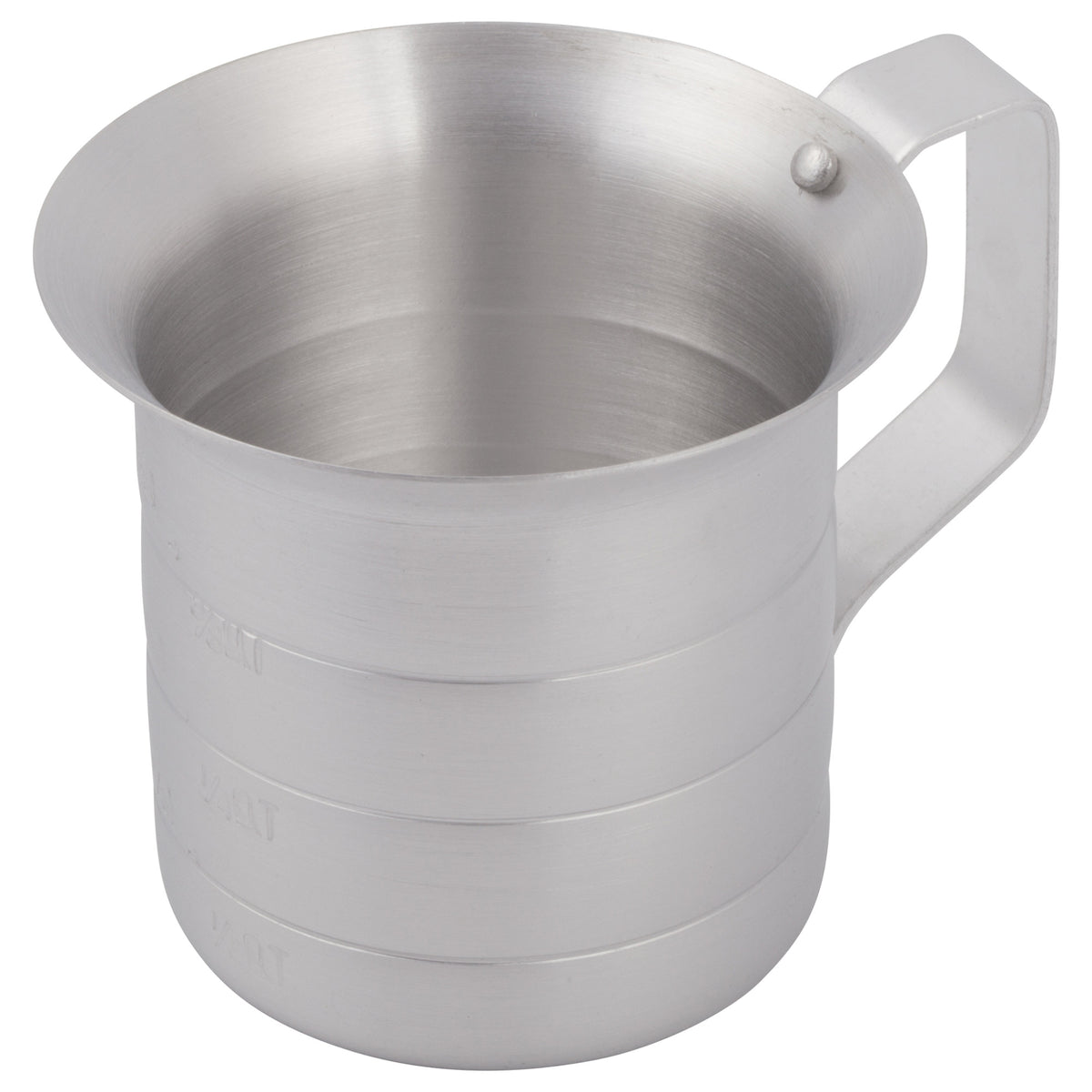 Picture of Winco AM-05 Aluminum Measuring Cups - 0.5 qt.