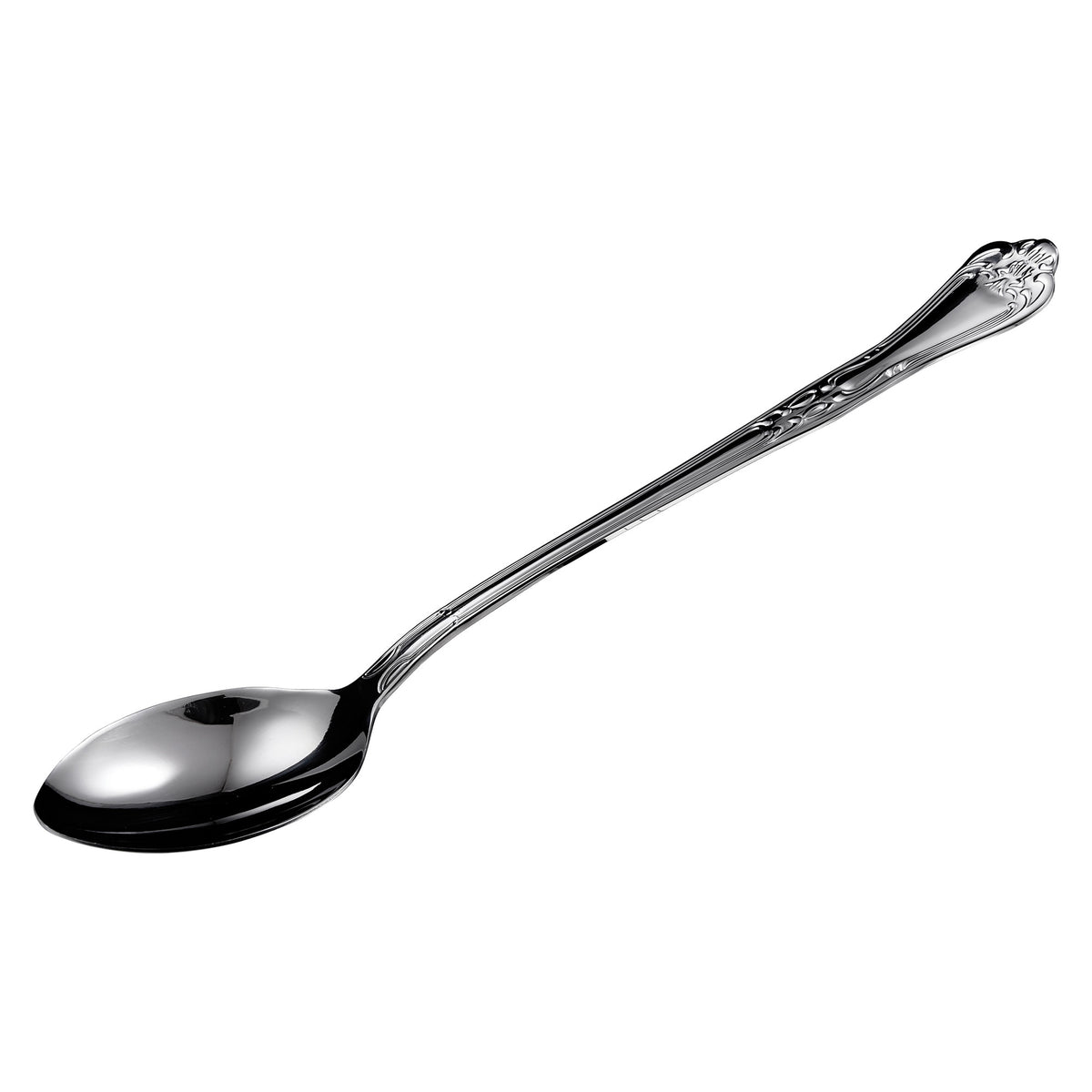 Picture of Winco LE-13 13 in. Solid Spoon, Stainless Steel
