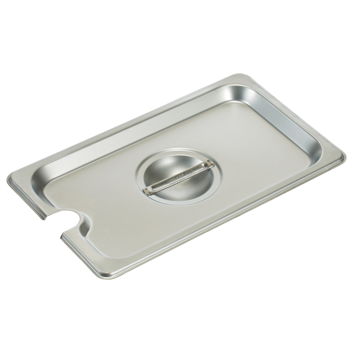 Picture of Winco SPCQ 18-8 Stainless Steel Steam Pan Cover, Slotted - 0.25 Size