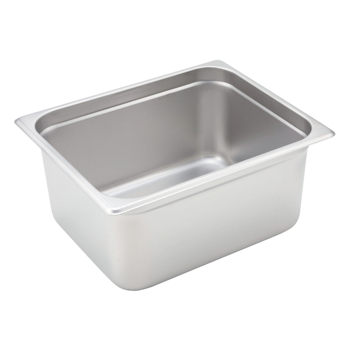 Picture of Winco SPJH-206 Anti-Jam Steam Pan, 22 Gauge - Stainless Steel - Half Size - 6 in.