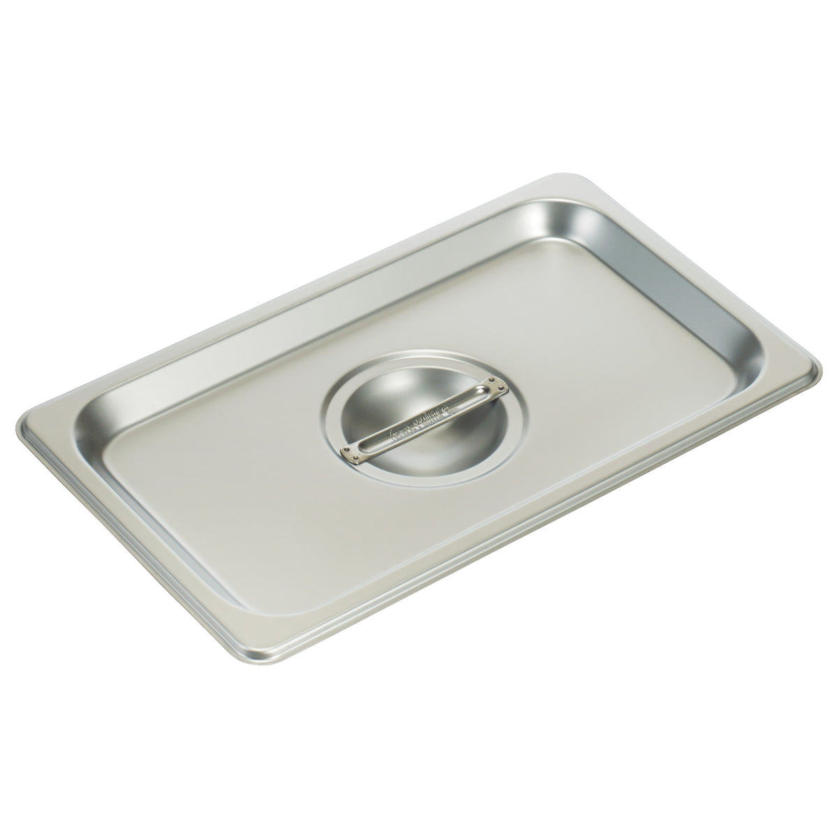Picture of Winco SPSCQ 18-8 Stainless Steel Steam Pan Cover, Solid - Quarter Size