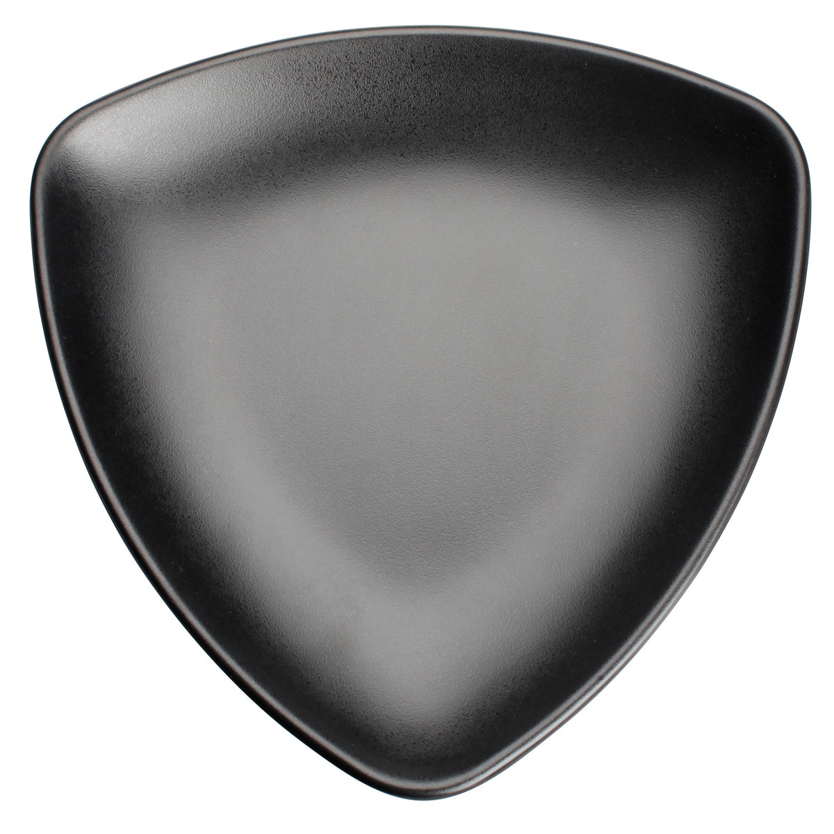 Picture of Winco WDM015-302 9 in. Melamine Triangular Plate, Black, 24 Piece