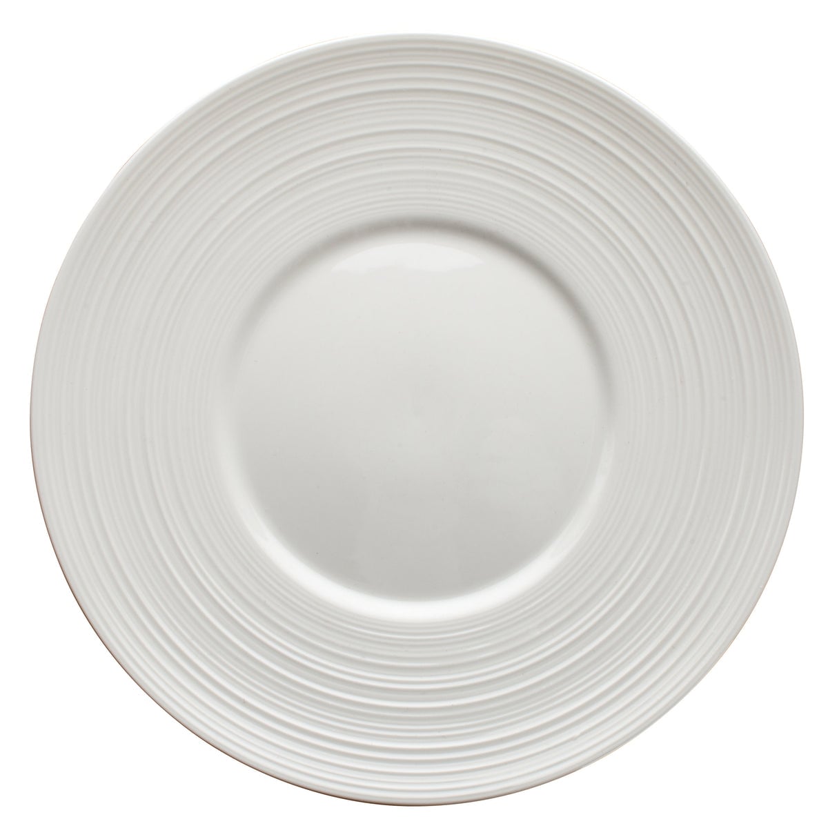Picture of Winco WDP022-106 8.13 in. Dia. Porcelain Round Plate, Bright White, 36 Piece