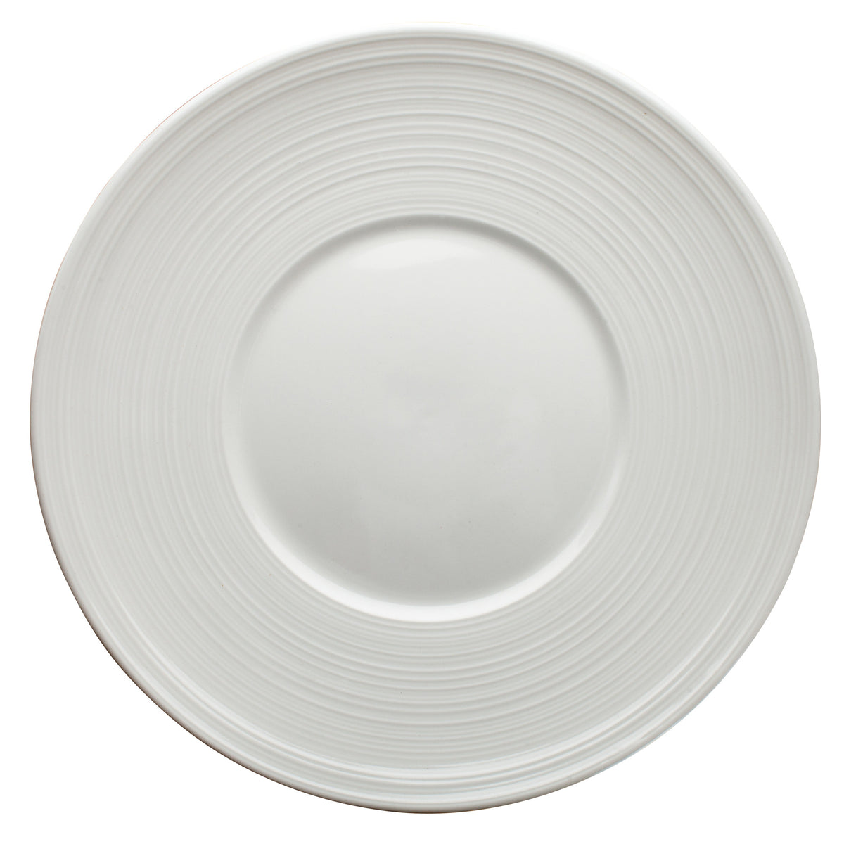 Picture of Winco WDP022-107 9 in. Dia. Porcelain Round Plate, Bright White, 24 Piece