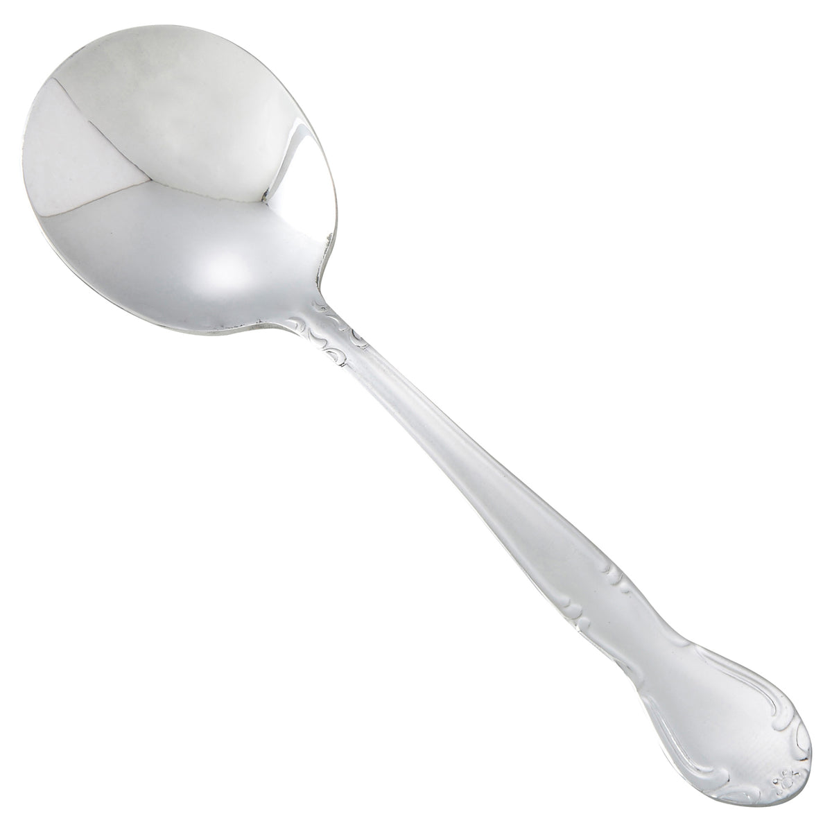 Picture of Winco 0024-04 Elegance Mirror Bouillon Spoon, 18-0 Heavyweight