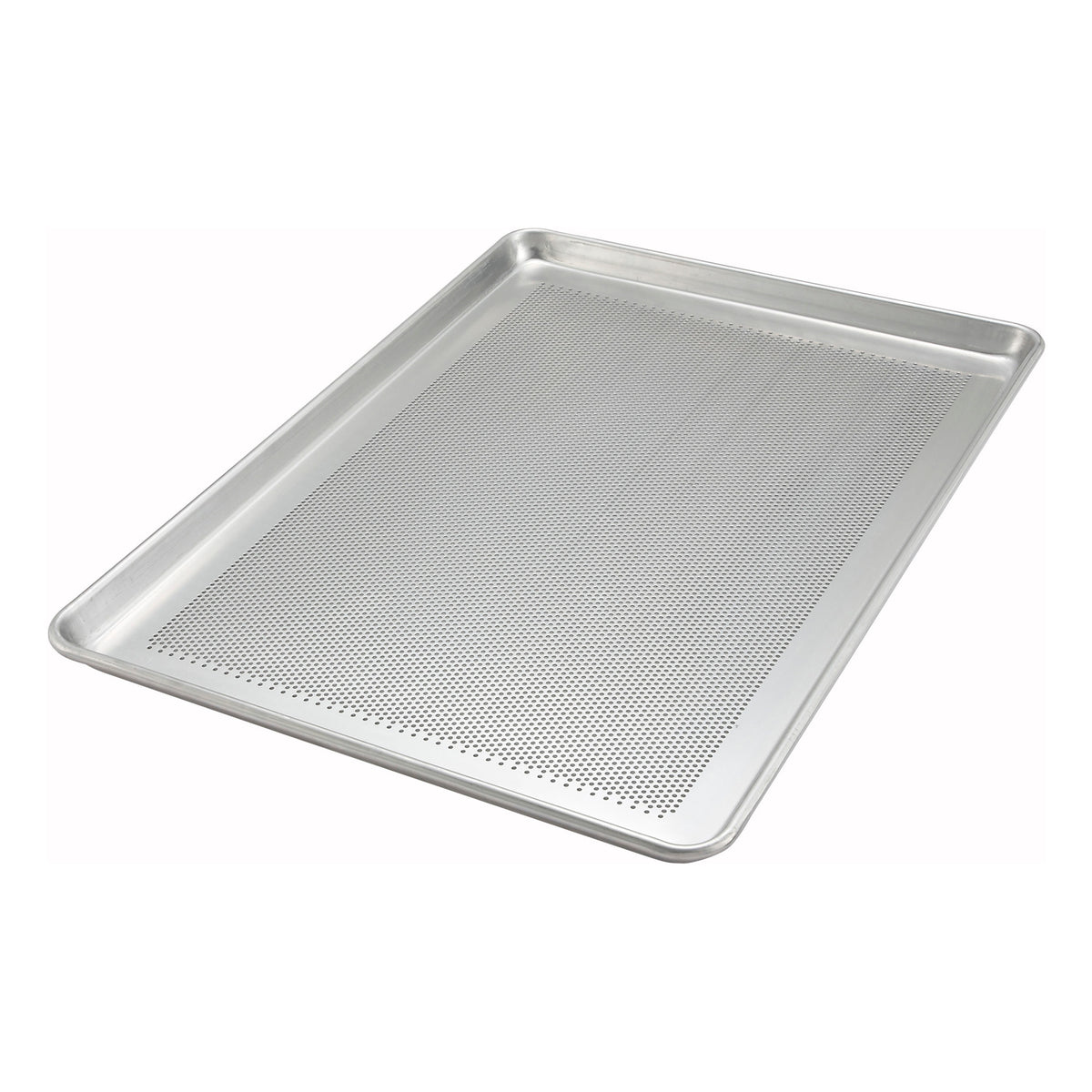 Picture of Winco ALXP-1826P Aluminum Sheet Pan, Close Bead, Perforated - 18 x 26 in.