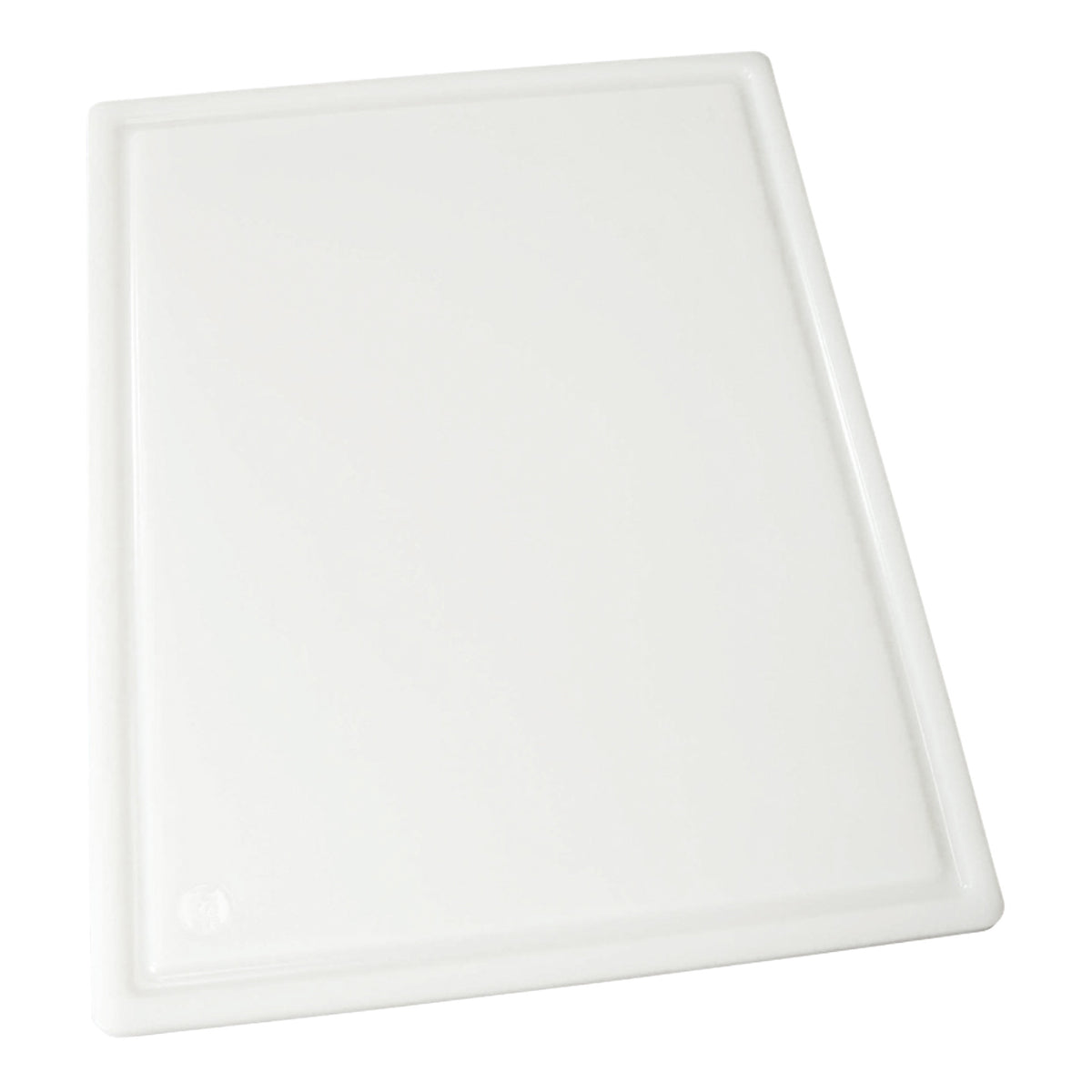 Picture of Winco CBI-1824 White Cutting Board with Channel - 18 x 24 x 0.5 in.