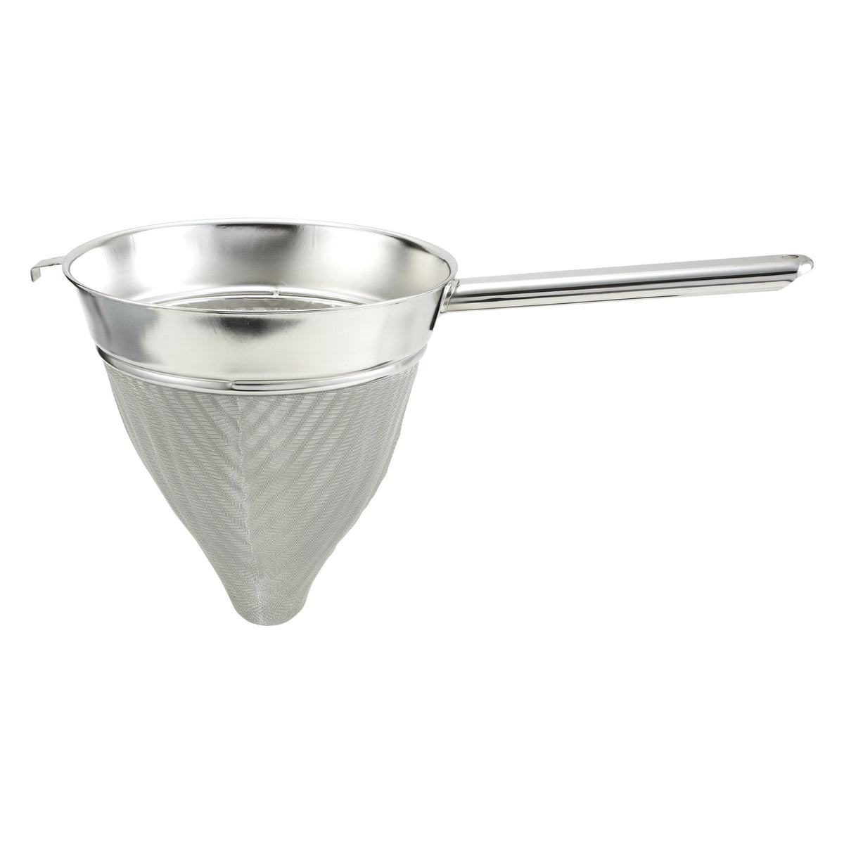 Picture of Winco CCB-10 Hollow Handle Stainless Steel Bouillon Strainer with Extra Fine Mesh - 10 in.